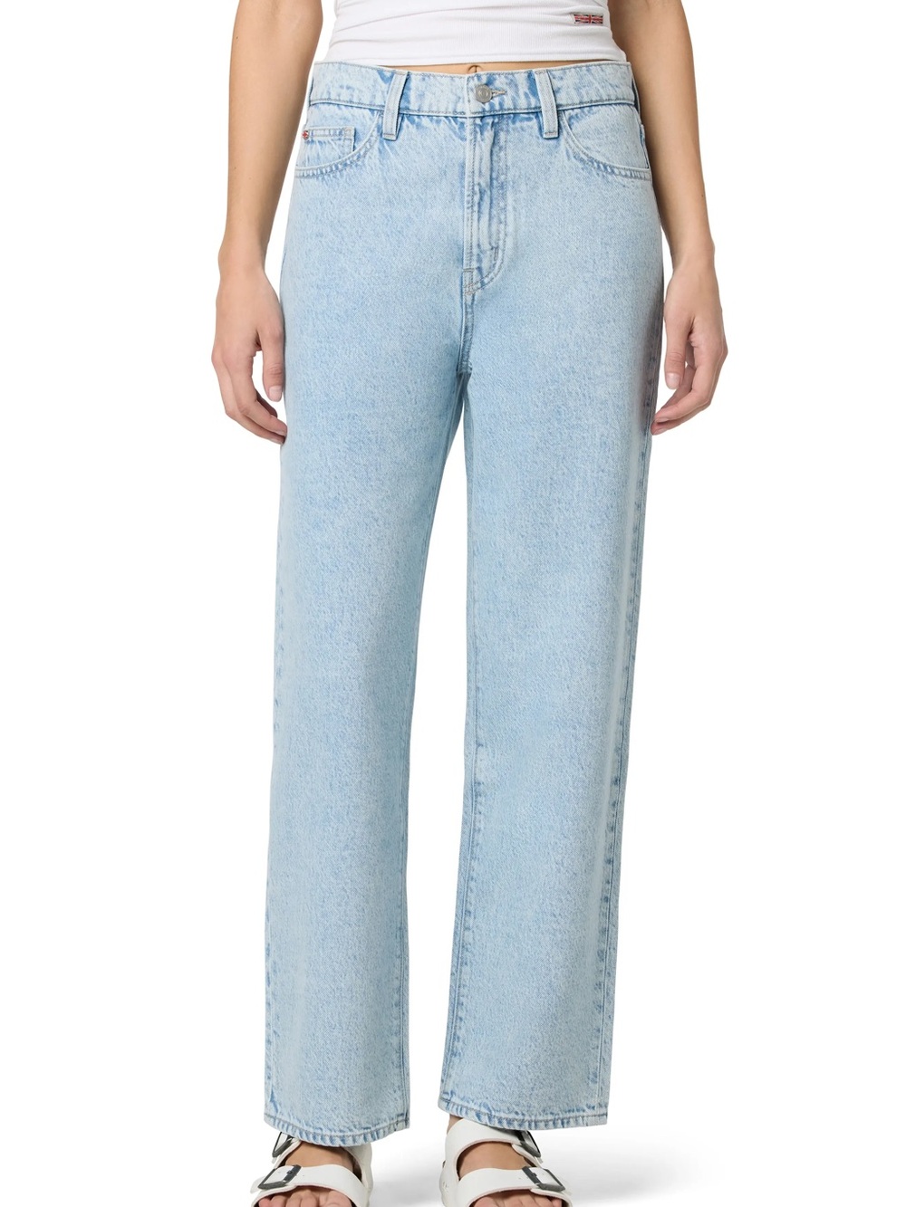 Hudson Jeans Noa High Rise Straight Leg Ankle Crop Jeans size 28